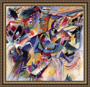 Flood Improvisation Framed Paintings - Improvisation Gorg by Wassily Kandinsky