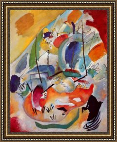 Flood Improvisation Framed Paintings - Improvisation No. 31, Sea Battle by Wassily Kandinsky