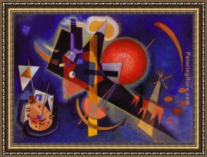 Homage to Kandinsky Framed Paintings - In Blue by Wassily Kandinsky