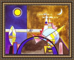 Homage to Kandinsky Framed Paintings - Picture XVI by Wassily Kandinsky
