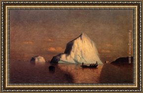 Isle of Sky Framed Paintings - Straits of Belle Isle by William Bradford
