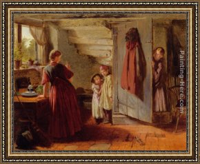 Seek Framed Paintings - Hide and Seek by William Henry Knight