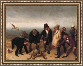 Adam Elsheimer Framed Paintings - Discovery of Adam by William Holbrook Beard