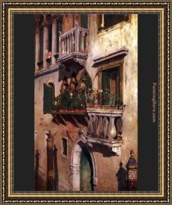 Venice Framed Paintings - Venice by William Merritt Chase