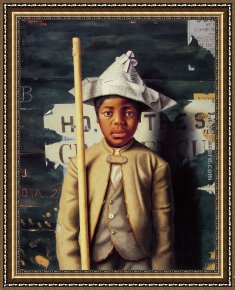 The Meagre Company Framed Paintings - Attention Company by William Michael Harnett