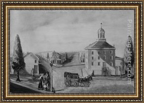 The Carpet Seller Framed Paintings - Hot Corn Seller by William P. Chappel