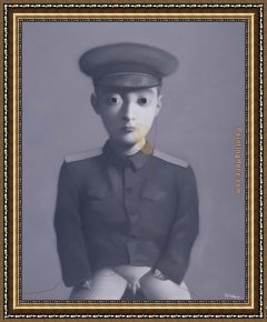 Generals Framed Paintings - My Dream Little General by Zhang Xiaogang