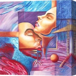 Figure Classic Canvas Paintings - Abstract Figure by 2010