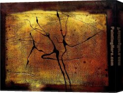 Hunters Canvas Paintings - Ancient hunters ii by 2010