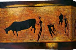 The Booty Hunting with Dogs Canvas Paintings - Ancient hunting by 2010