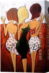 2010 Canvas Paintings - Bottoms Up by 2010