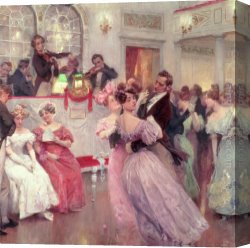 Preparing for The Costume Ball Canvas Paintings - Charles Wilda the ball by 2010