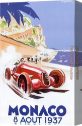Monaco Canvas Paintings - Geo Ham Monaco,1937 by 2010