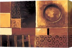 Alfons Mucha 3 Canvas Paintings - Mucha Java by 2010