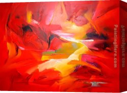 Dreams Canvas Paintings - Sea Dream in Red V by 2010