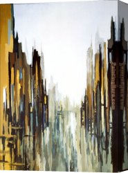 2010 Canvas Paintings - Urban Abstract No. 141 by 2010