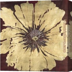 Jaune Poppy Canvas Paintings - Vintage Poppy by 2010