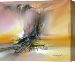 Early Winter in The Sierra Nevada Canvas Paintings - winter scenery by 2010