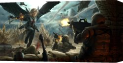 Battle Canvas Paintings - battle angel by 2011