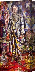 Gray Canvas Paintings - Dorian Gray by 2011