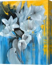 Exotic Floral II Canvas Paintings - floral 1 by 2011