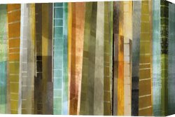 James Childs Canvas Paintings - James Burghardt New Refractions II by 2011