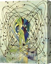 Ernst Canvas Paintings - Max Ernst Young Man Intrigued by the flight of a non-euclidean fly by 2011