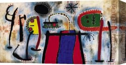 Joan Miro Canvas Paintings - miro by 2011