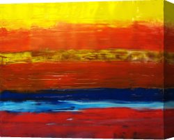 Desert, Canvas Paintings - Mojave Desert after Winter Rain by 2011