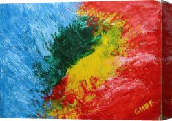 2011 Canvas Paintings - No Regrets by 2011