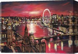 A View of The Forum Canvas Paintings - sky view london - paul kenton by 2011