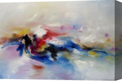 Sunrise Canvas Paintings - Sunrise by the Sea by 2011
