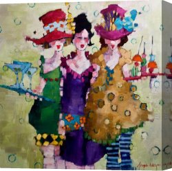 Morgan Canvas Paintings - vanguard Angela Morgan by 2011