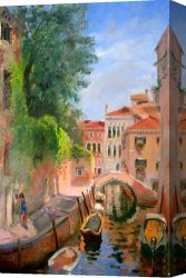 Ponte Canvas Paintings - Venice Ponte Moro by 2011