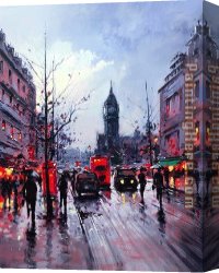 London Canvas Paintings - Whitehall London by 2011