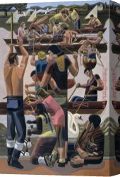 Robert Williams Canvas Paintings - William Roberts The Lake by 2011