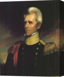 Jackson Canvas Paintings - Andrew Jackson by Ralph Earl by 2017 new