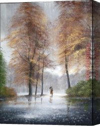 Romance Canvas Paintings - Autumn Romance by 2017 new