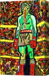 Champs Canvas Paintings - Boxing Champ by 2017 new