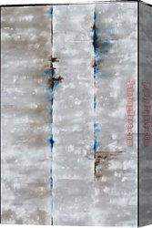 2017 Canvas Paintings - Grey And Sapphire, Concrete Enclosur by 2017 new