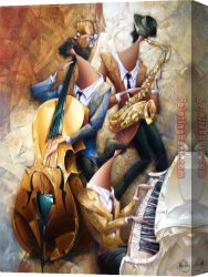 Musical Instruments Canvas Paintings - Instrument by 2017 new