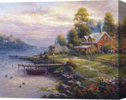 Lighthouse Canvas Paintings - Lighthouse 2 by 2017 new