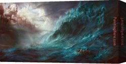 Journey Canvas Paintings - Marvellous Journey by He Dehong by 2017 new