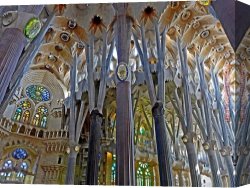 2017 Canvas Paintings - Sagrada Familia by 2017 new