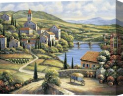 2017 Canvas Paintings - The Village by 2017 new