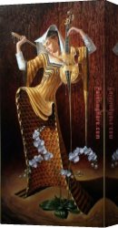 The Violinist Canvas Paintings - Violinist by 2017 new