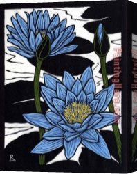 2017 Canvas Paintings - Waterlily by 2017 new