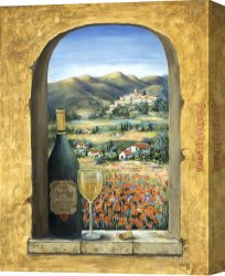 2017 Canvas Paintings - Wine And Poppies by 2017 new