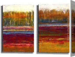 Pear Tree Canvas Paintings - Olga Chuqui Tree Line by Abstract