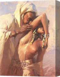 Desert, Canvas Paintings - Desert Seduction by Adam Styka